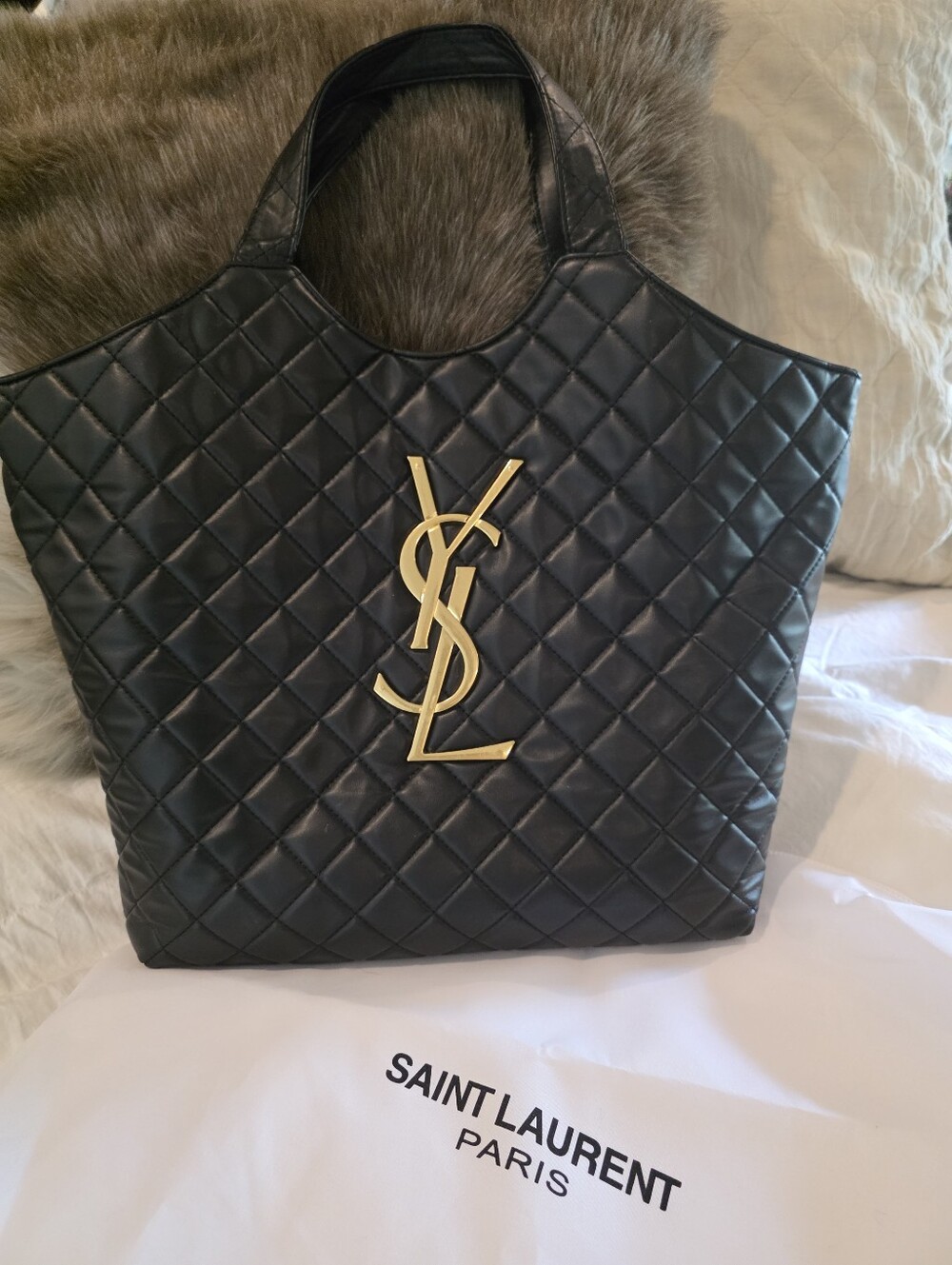 YSL Initial Tote